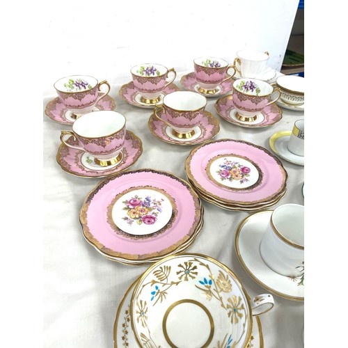 182 - Royal Albert Violet part tea service, selection of cups and saucers