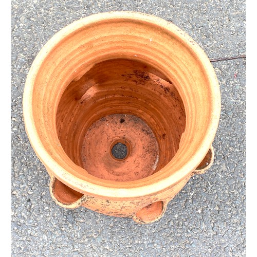 100Z - Terracotta Strawberry pot, approximate height 14 inches