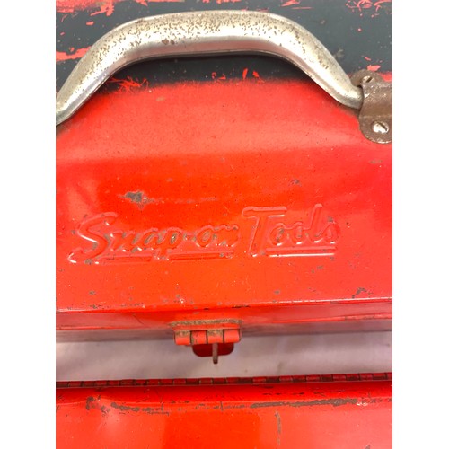 3 Snap on tool boxes with tools