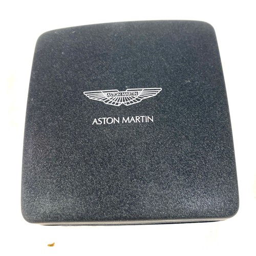 401 - Aston Martin Hallmarked Silver key fob unused