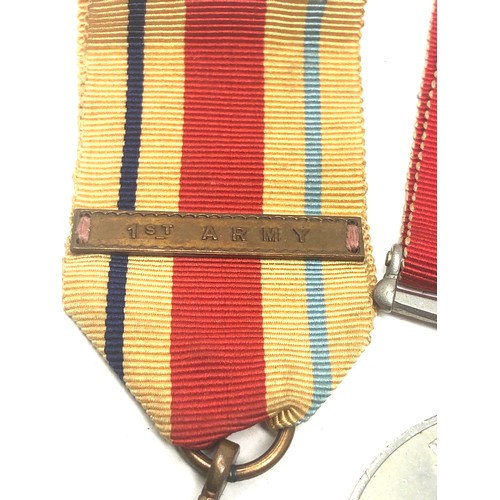 437 - ww2 Territorial medal group to 2042782 bmdr a.f.king R.A