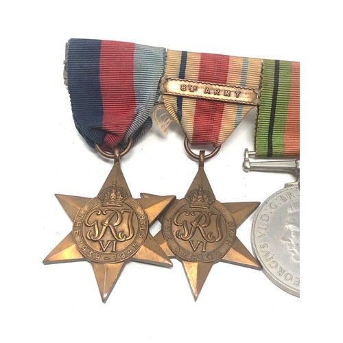 424 - ww2 territorial mounted medal group inc africa star & 8th army clasp named to 4456319 cpl j.w slater... 