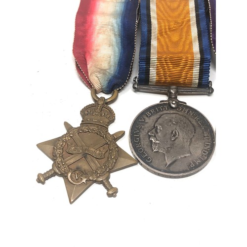 429 - WW1 Trio medals to 1383 PTE A.B NETHERTON MIDDLESEX REG