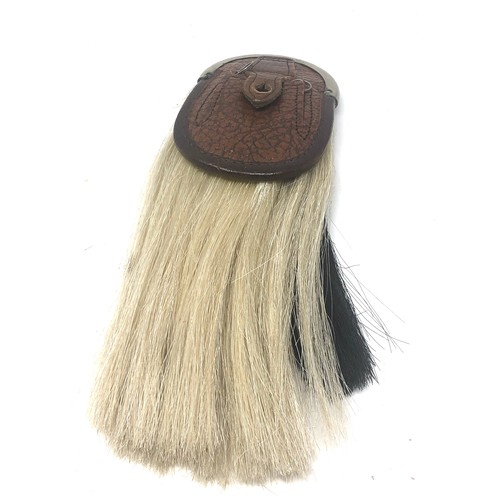 438 - Vintage horse hair sporran