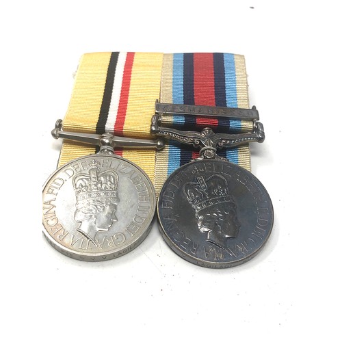 432 - ER.11 mounted Iraq & Afghanistan medals to 25199767 pte s.v.v lagilagi r.l.c