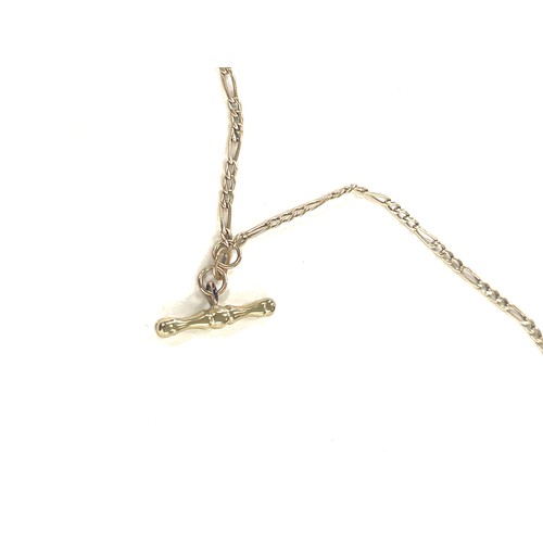 437 - 9ct Gold locket pendant and a 9ct gold chain, both hallmarked, total weight approx 5.4g