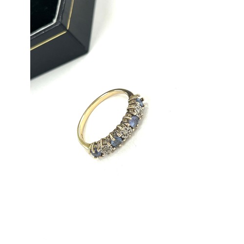 435 - Ladies 14ct gold diamond and stone set dress ring total weight approx 2.7g ring size approx o/p