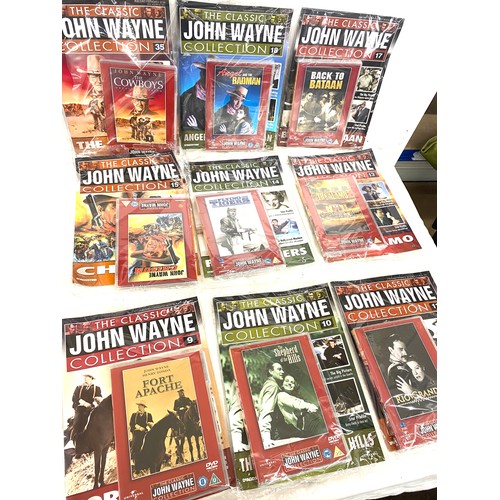 260 - The Classic John Wayne Collection Volumes 1 2 3 4 5 7 8 9 11 12 13 14 15 17 18 and 35 to include mag... 