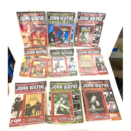 260 - The Classic John Wayne Collection Volumes 1 2 3 4 5 7 8 9 11 12 13 14 15 17 18 and 35 to include mag... 