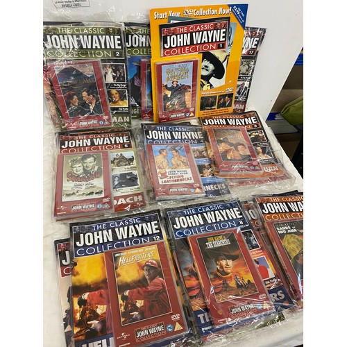 260 - The Classic John Wayne Collection Volumes 1 2 3 4 5 7 8 9 11 12 13 14 15 17 18 and 35 to include mag... 