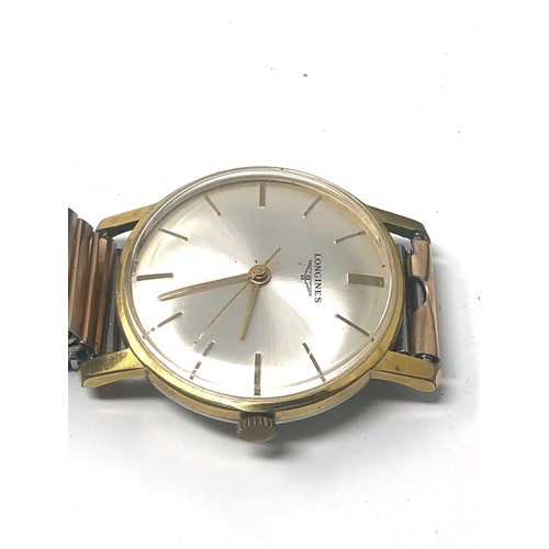 476 - Vintage Longines Gents wristwatch the watch is ticking