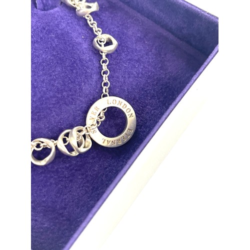 386 - Eternal Silver London necklace, with original box