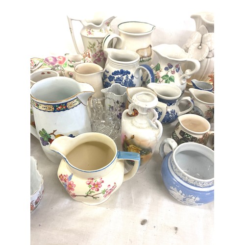 318 - Large selection of pottery miscellaneous to include jugs, saucers, cups, plates etc