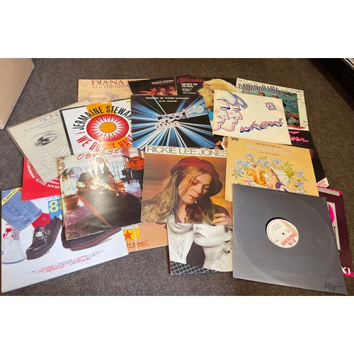 187 - Large selection of records to include Diana Ross, Blondie, Bananarama, Kool and gang, red star etc