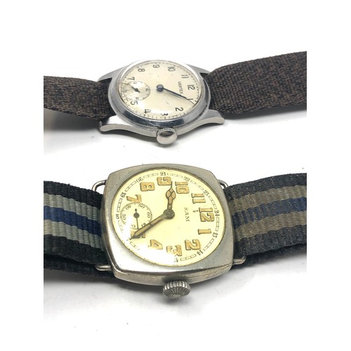 472 - 2 Gents Vintage wristwatches vertex & sam  the watches are  ticking