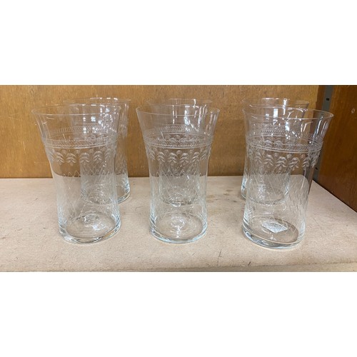 97 - Set of 6 antique glasses