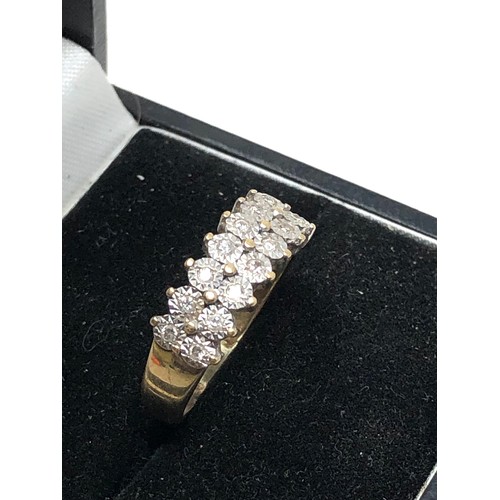 67 - 9ct gold diamond ring weight 2.5g 0.15ct diamonds