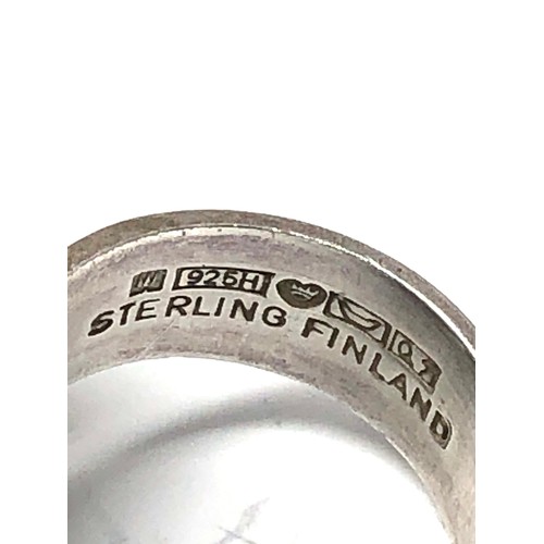 71 - Fine rare Sterling Silver Modernist 