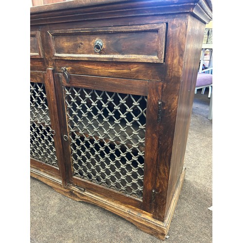 546 - 2 Door, 2 drawer sideboard hutch, approximate measurements: Height 34 inches, Width 43 inches, depth... 