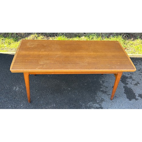 561 - Vintage teak danish mechanical / elevating extending dining table,  approximate measurements: Length... 