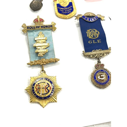 473 - Group of Buffalo/ masonic lodge medals etc