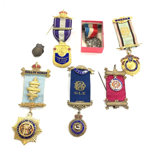 473 - Group of Buffalo/ masonic lodge medals etc