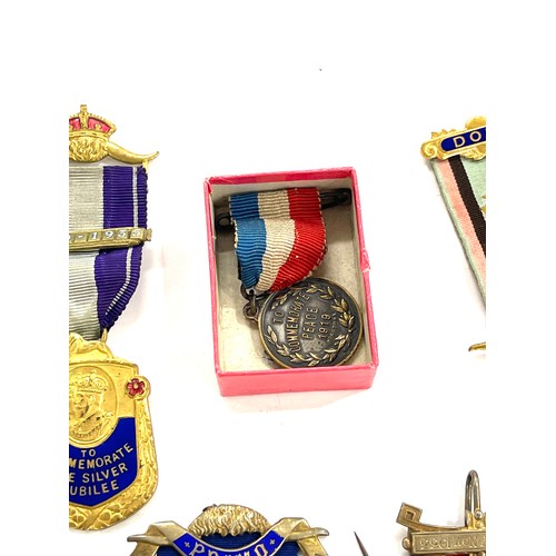 473 - Group of Buffalo/ masonic lodge medals etc