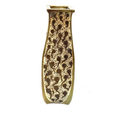 453 - Fine antique Martin brothers stoneware vase, Tadpole design dated 1901, height approx 10 inches, 3.5... 