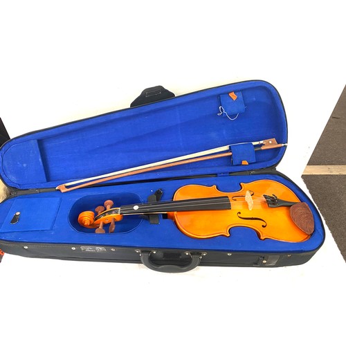 263 - The Stentor violin with all parts and named Stentor case