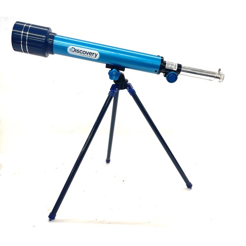 188 - Discovery channel Telescope and tripod and a pair of miranda binoculars