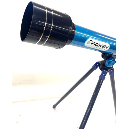 188 - Discovery channel Telescope and tripod and a pair of miranda binoculars