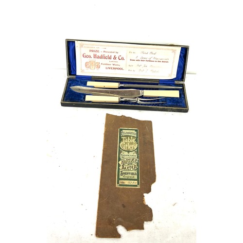 89 - Go. Hadfield and co limited knife sharpening set