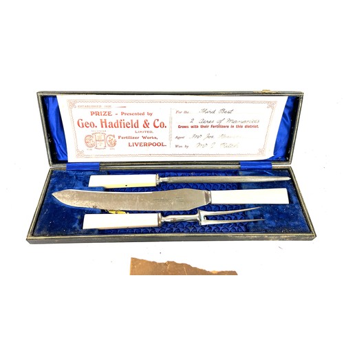 89 - Go. Hadfield and co limited knife sharpening set