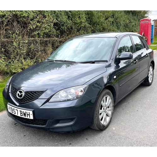 99B - 2007 Mazda 3ts2D 5 door hatchback diesel car, 1560cc, MOT until 29.09.2023, 111,430 miles,  timing b... 