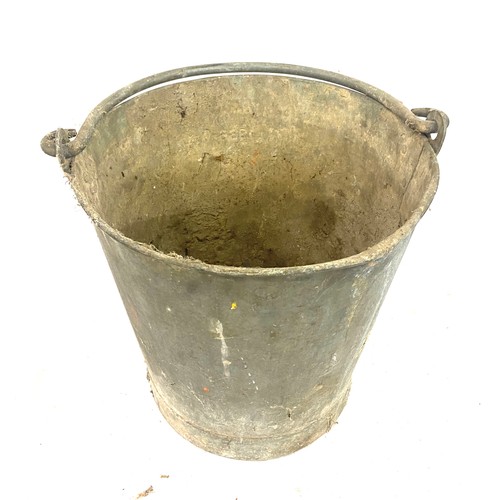 189 - Vintage galvanised bucket, 12 inches tall