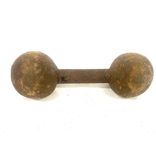 33 - Vintage dumbbell weight