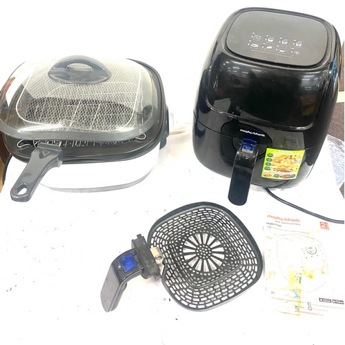 221 - Morphy Richards health fryer and a Morphy Richards deep fat fryer both untested