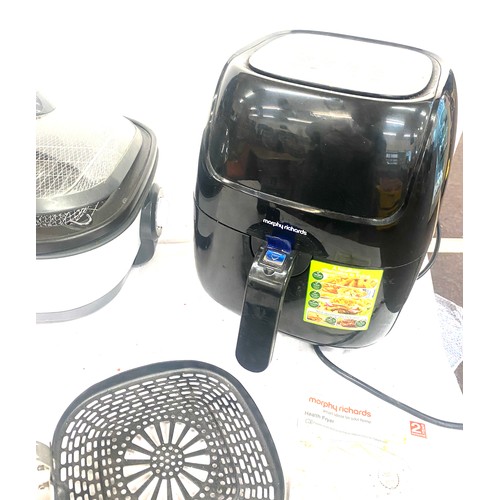 221 - Morphy Richards health fryer and a Morphy Richards deep fat fryer both untested