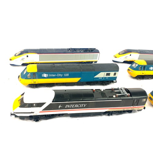 65 - Selection of 6 Hornby Inter- City power cars and eurostar 3211