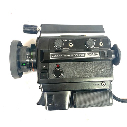 15 - Elmo super 8 sound 350sl video camera and case