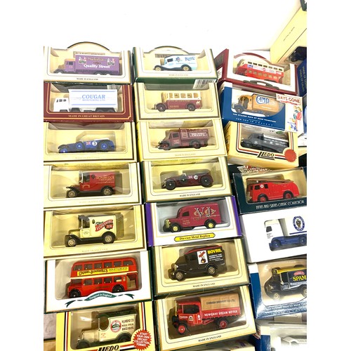 280 - Large selection of boxed die cast cars includes days gone, Promotor vans etc