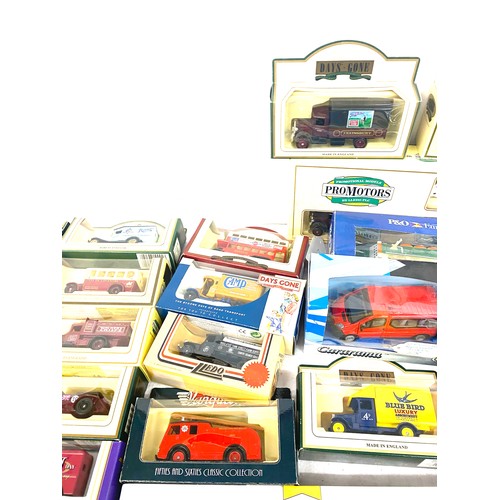 280 - Large selection of boxed die cast cars includes days gone, Promotor vans etc