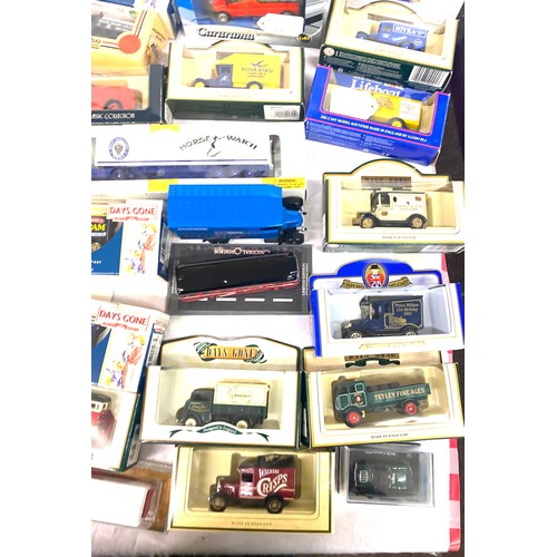 280 - Large selection of boxed die cast cars includes days gone, Promotor vans etc