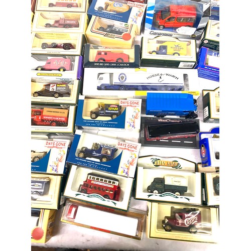 280 - Large selection of boxed die cast cars includes days gone, Promotor vans etc