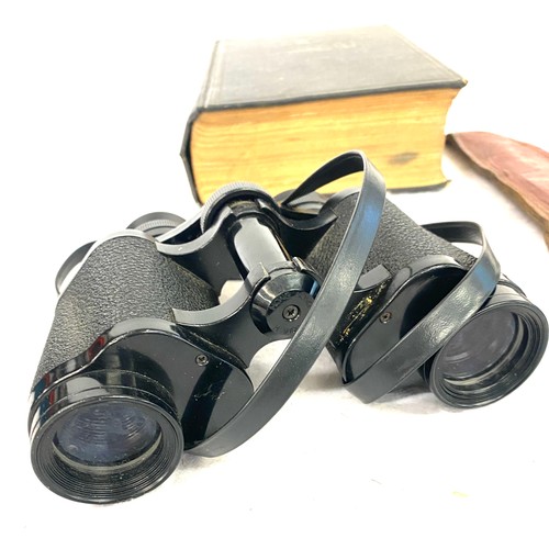 19 - First edition book, WW2 dagger and binoculars