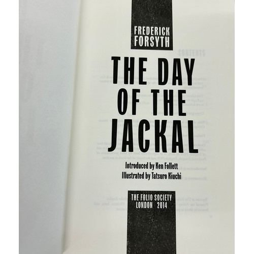 31 - Frederick Forsyth The day of the Jackal Folio society book, 2014, good overall condition