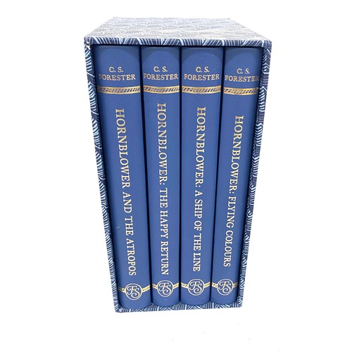 25 - Boxed set of C.S Forester hard back books The Folio Society includes Hornblower in the west indies, ... 