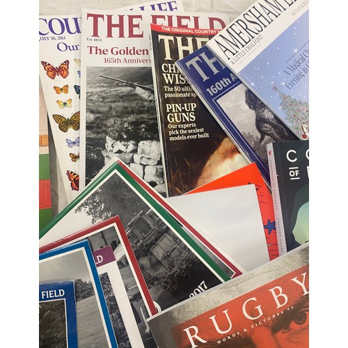 166 - Large selection of assorted magazines includes Rugby magazines etc