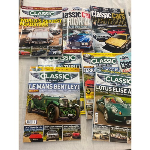 257 - Large selection of classic cars magazines