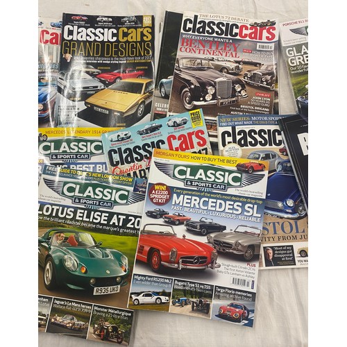 257 - Large selection of classic cars magazines